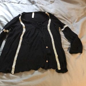 Black flowy summer dress